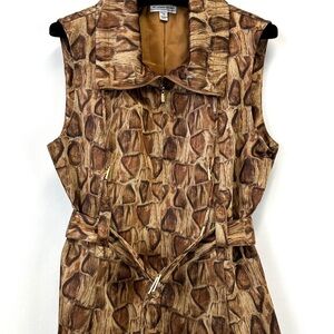Brown Sleeveless Vest